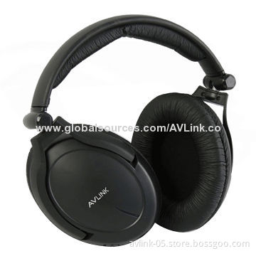 Headband Foldable Stereo Wired Active Noise-canceling Headphones for Subway/Aviation with Heavy Bass